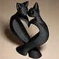 Figura Decorativa De Gatos - Miniatura 2