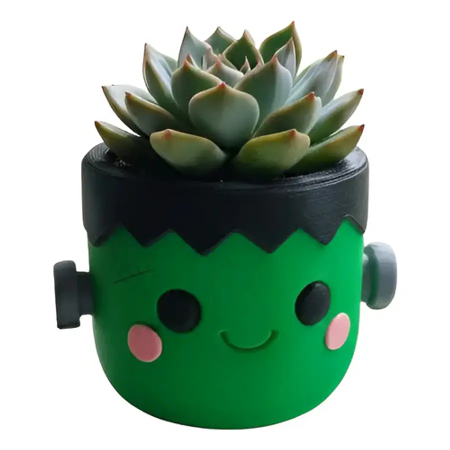 Macetero - Diseño Frankenstein