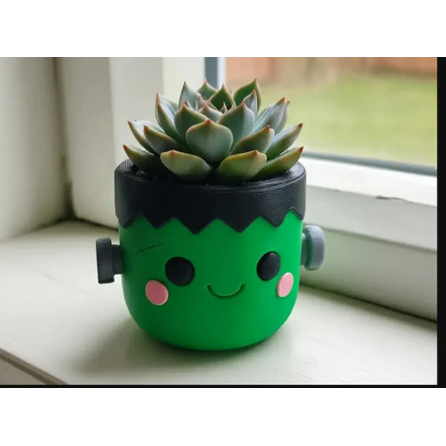 Macetero - Diseño Frankenstein