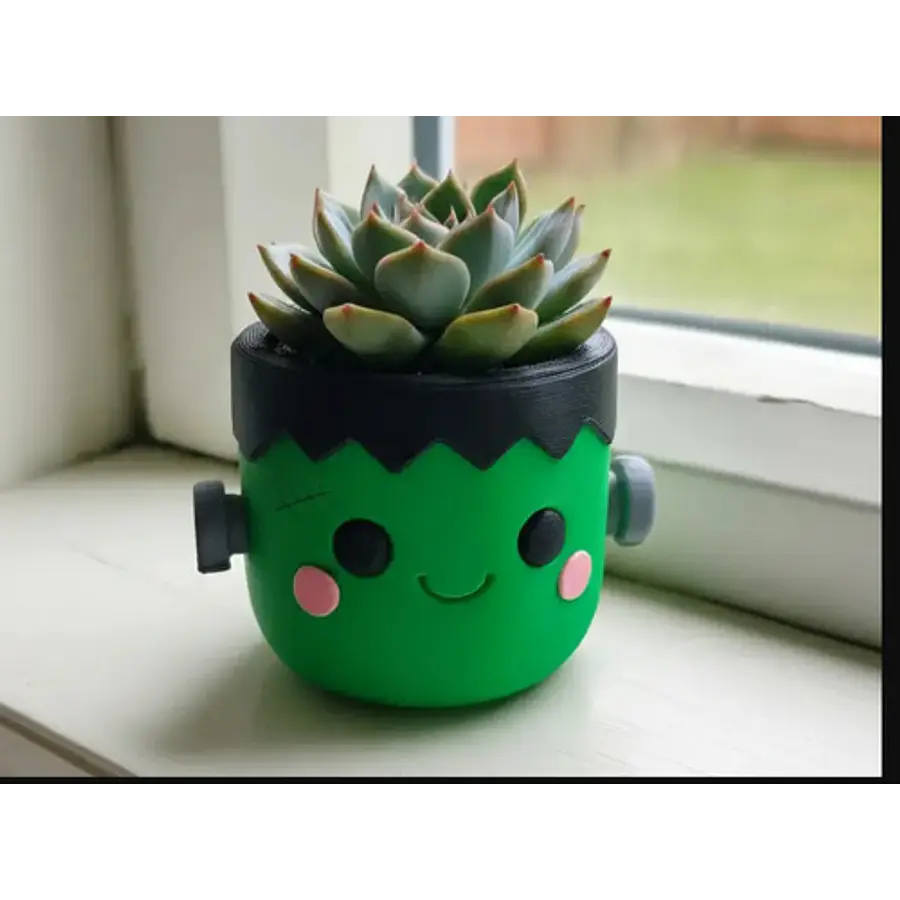 Macetero - Diseño Frankenstein