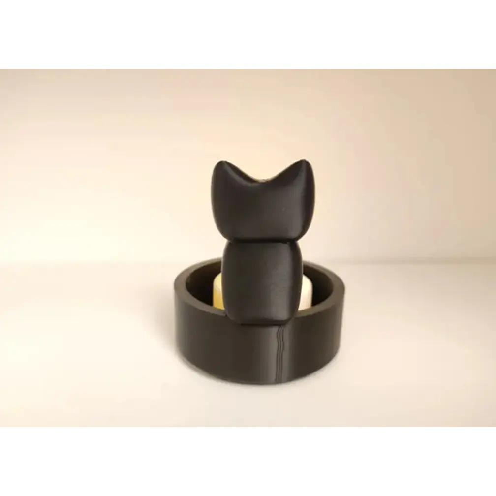 Portavelas Con Forma De Gato 3