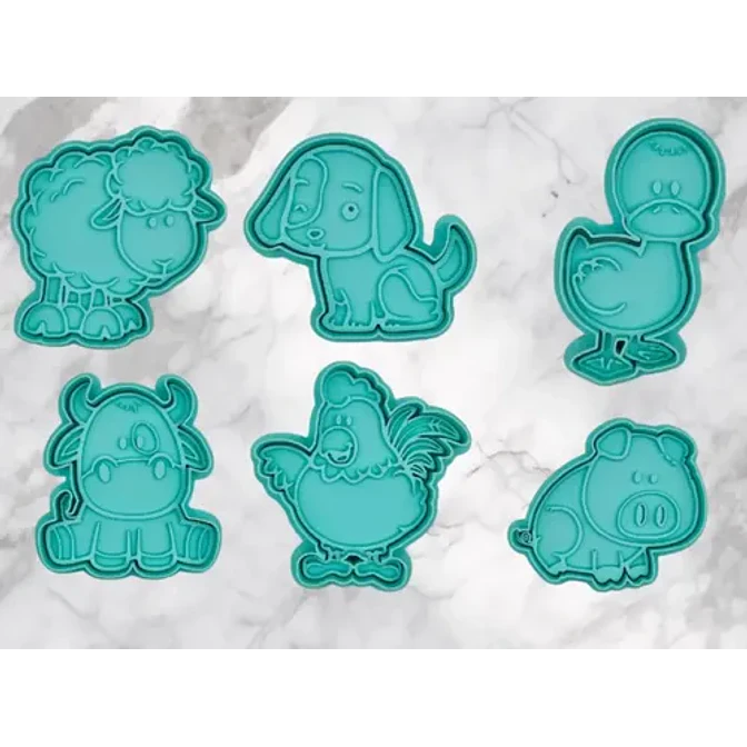 Cortador De Galletas - Animales De Granja (pack 6 Un) 2