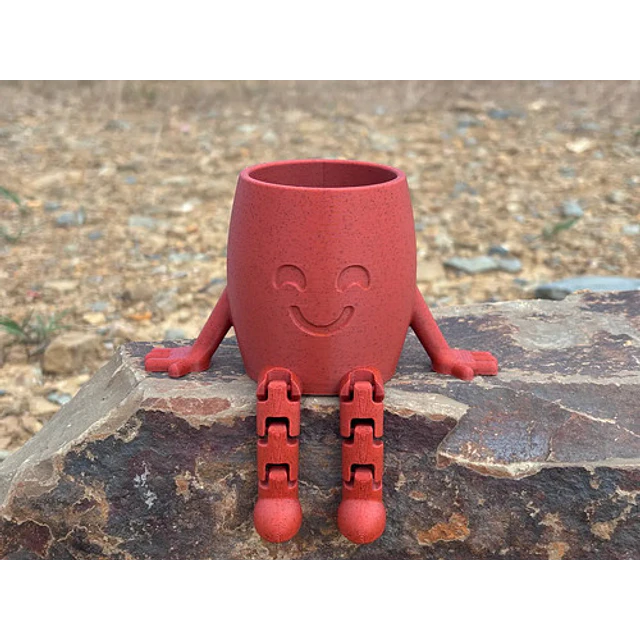 Macetero Decorativo - Figura Feliz