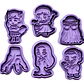 Cortador De Galleta - Familia Addams (pack 6 Un) - Miniatura 1