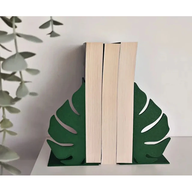 Sujeta Libros - Hojas De Monstera