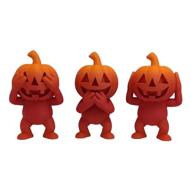 Tres Calabazas - Decoración Halloween