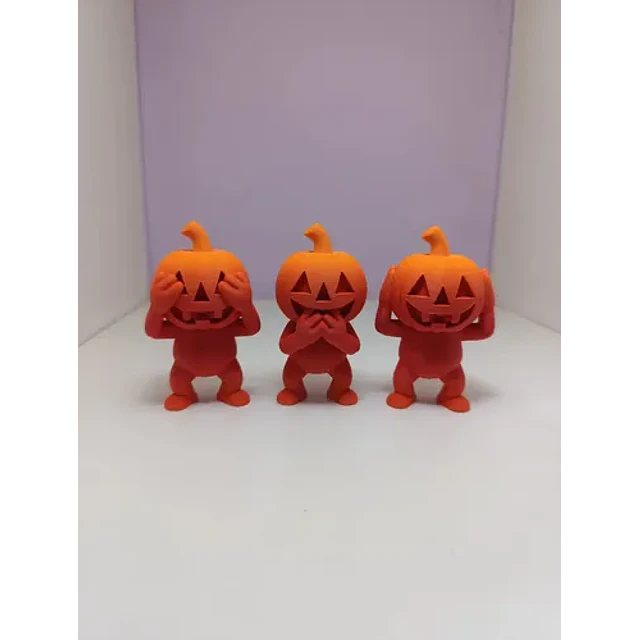 Tres Calabazas - Decoración Halloween