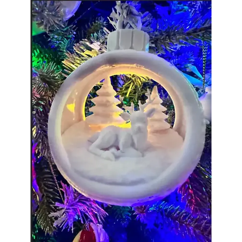 Adorno Navideño De Reno 2