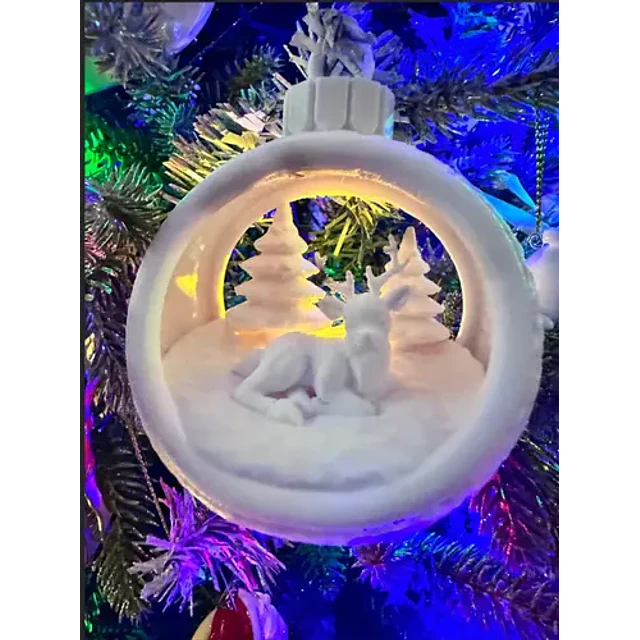 Adorno Navideño De Reno