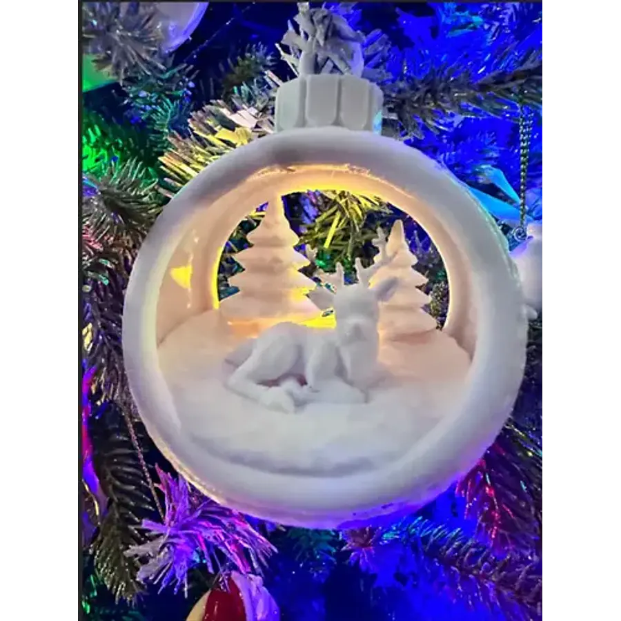 Adorno Navideño De Reno