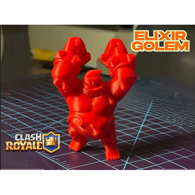 Figura Decorativa Gólem De Élixir (clash Royale)