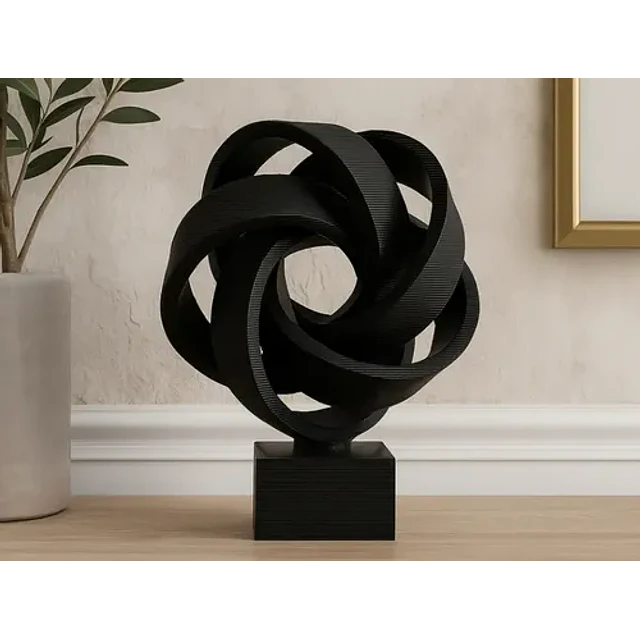 Escultura De Cinta Infinita- Decoración