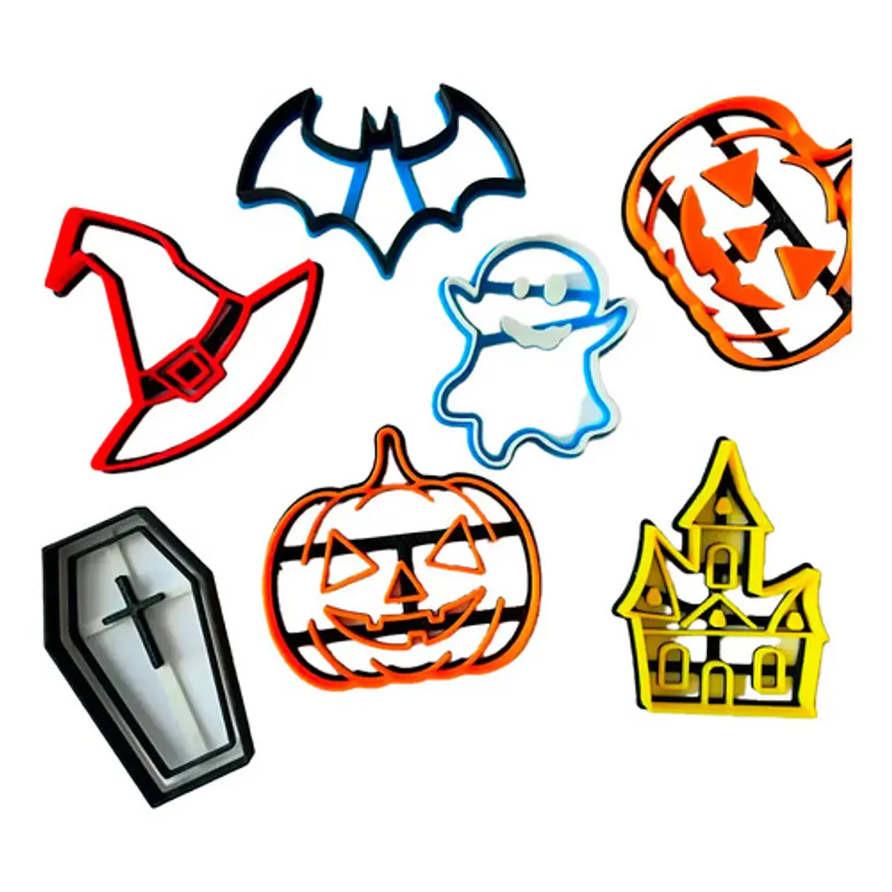 Cortador De Galletas - Halloween (pack 7 Un) 1