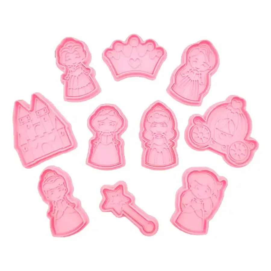 Cortador De Galletas - Princesa (pack 10 Un)