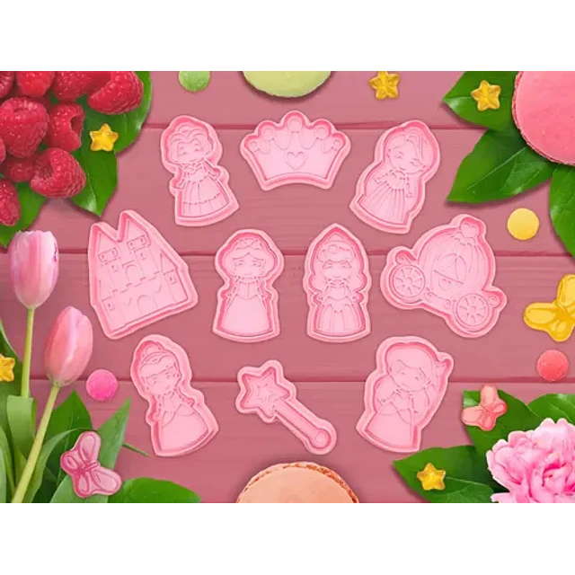 Cortador De Galletas - Princesa (pack 10 Un)