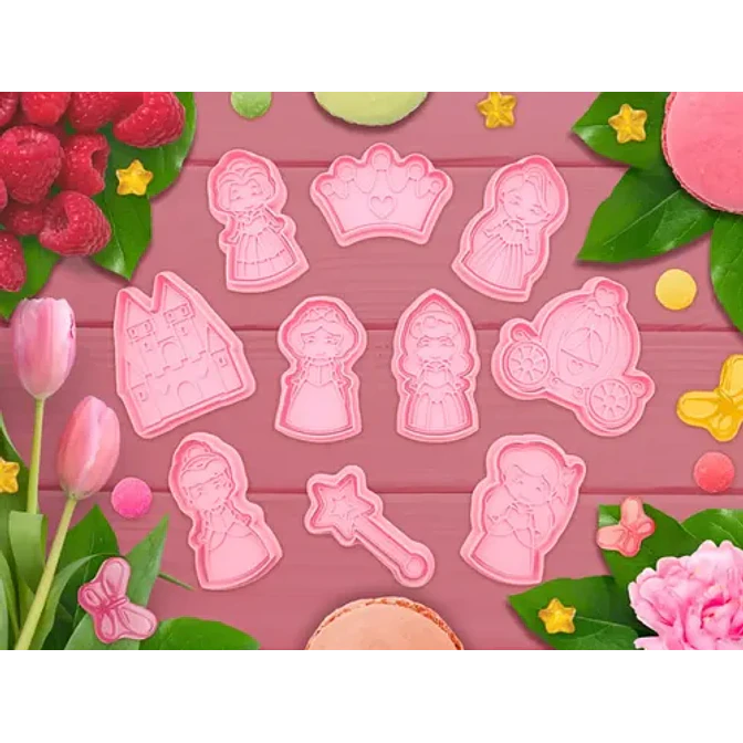 Cortador De Galletas - Princesa (pack 10 Un) 2