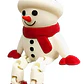 Muñeco De Nieve Articulado Decoración Navidad - Miniatura 1