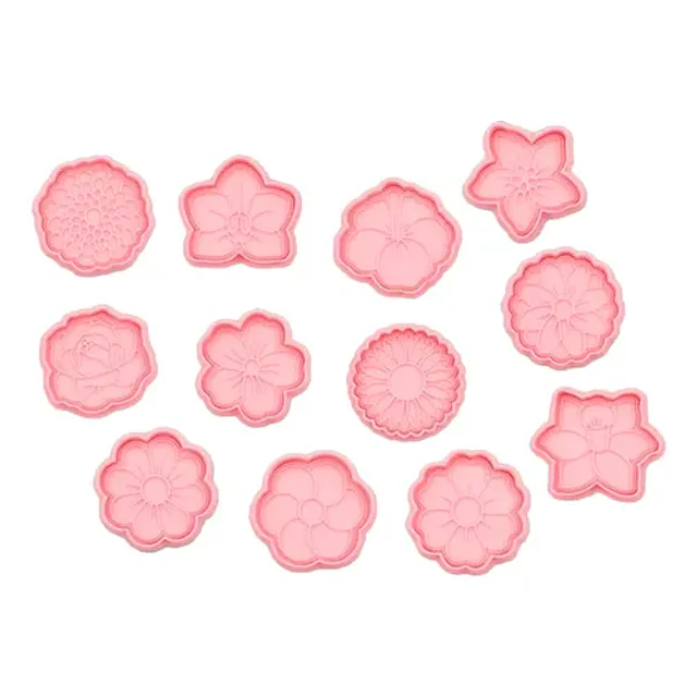 Cortador De Galletas - Flores (pack 12 Un)