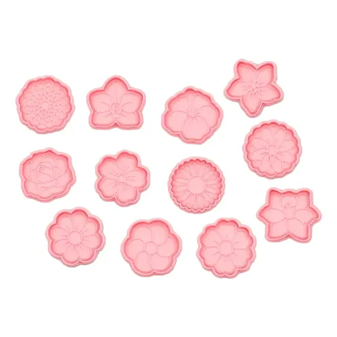 Cortador De Galletas - Flores (pack 12 Un) 1