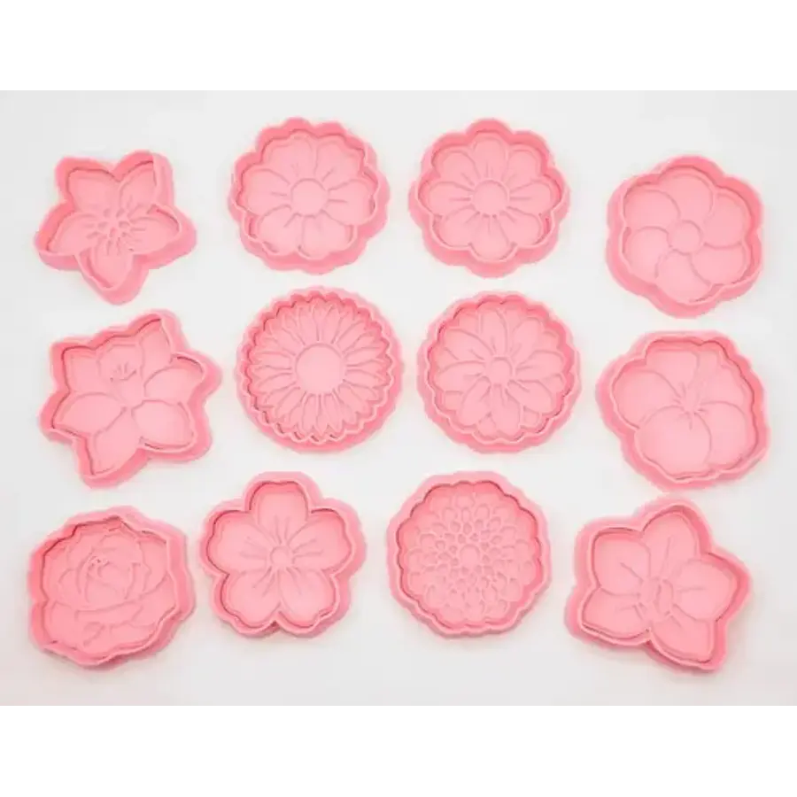 Cortador De Galletas - Flores (pack 12 Un)