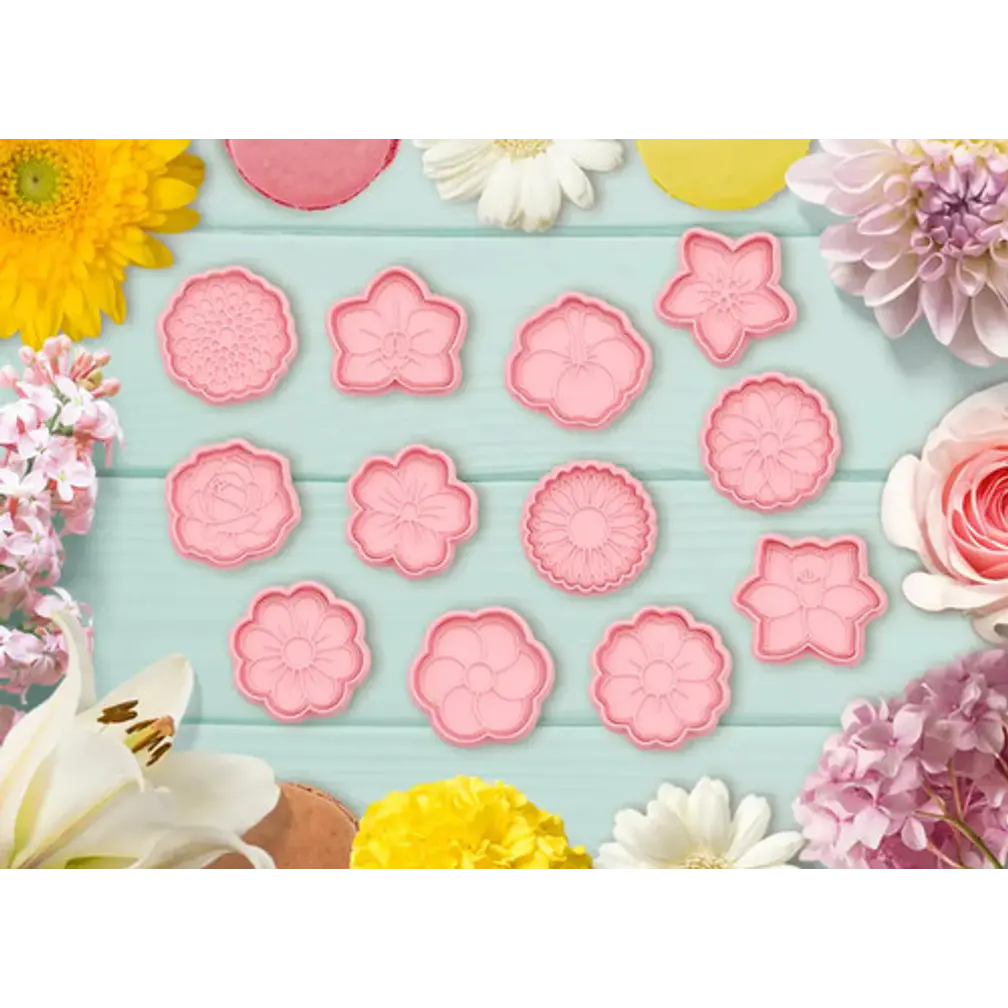 Cortador De Galletas - Flores (pack 12 Un) 4