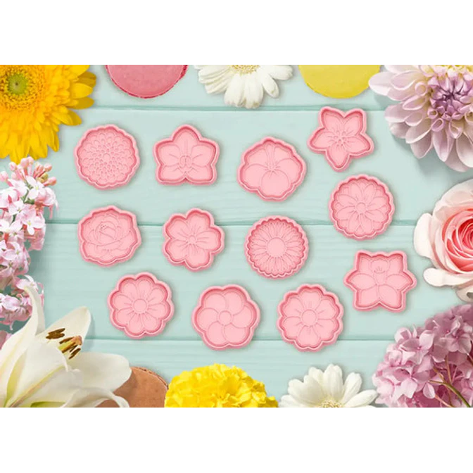 Cortador De Galletas - Flores (pack 12 Un) 4