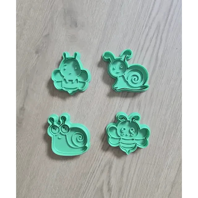 Cortador De Galletas - Insectos (pack 4 Un)