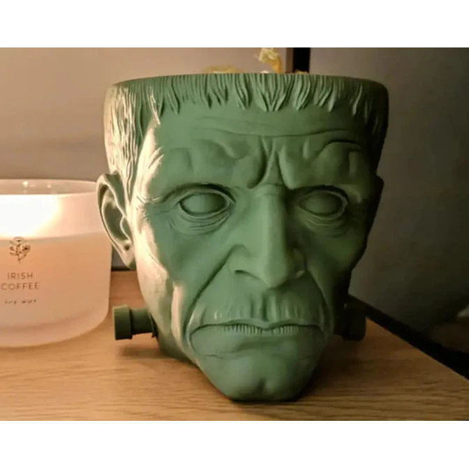 Decoración Cuenco Para Dulces Halloween - Frankenstein 4