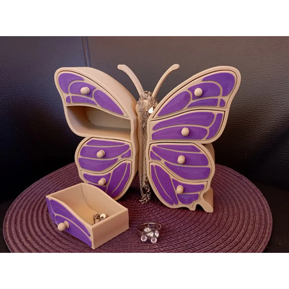 Joyero Con Cajón De Mariposa 5