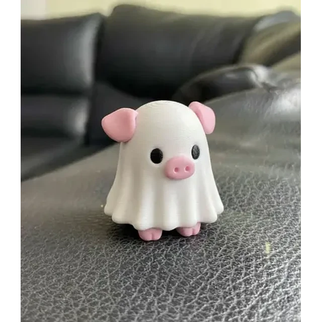 Minicerdo Fantasma- Decoración Halloween
