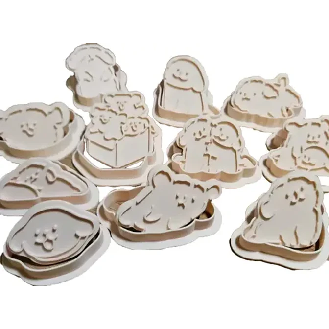Cortador De Galletas - Perros Tiernos (pack 11 Un) 1