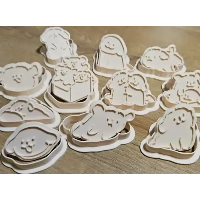 Cortador De Galletas - Perros Tiernos (pack 11 Un) 2
