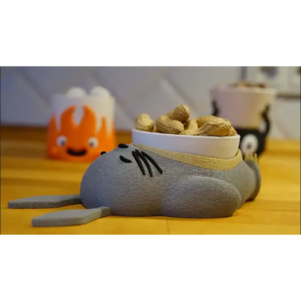Cuenco De Totoro En 3d 3