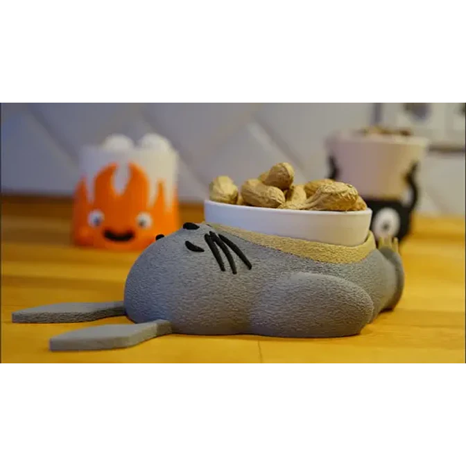 Cuenco De Totoro En 3d 3