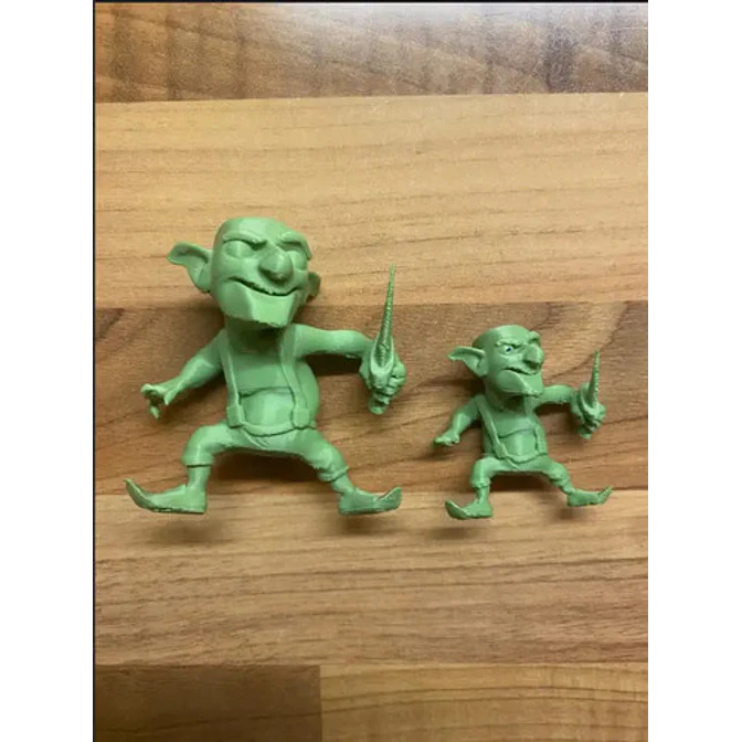 Figura Decorativa Duende (clash Royale) Pintable 3