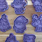 Cortadores De Galletas Navideño Kawaii (pack 8) - Miniatura 3