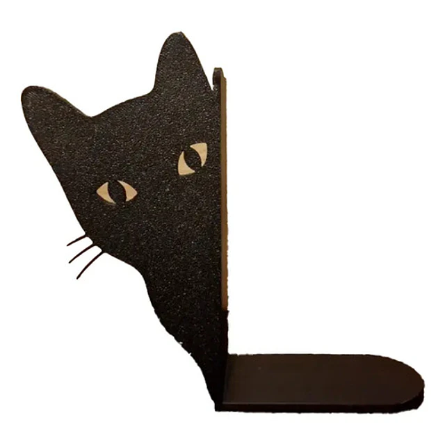 Sujeta Libros - Gato Asomándose