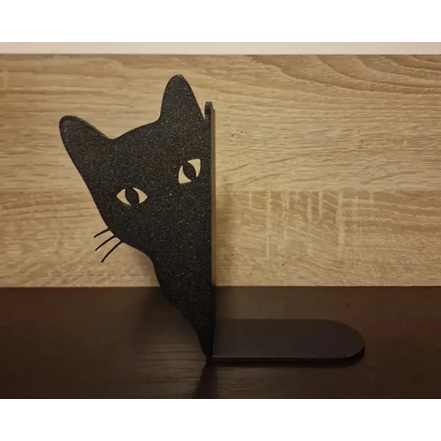 Sujeta Libros - Gato Asomándose