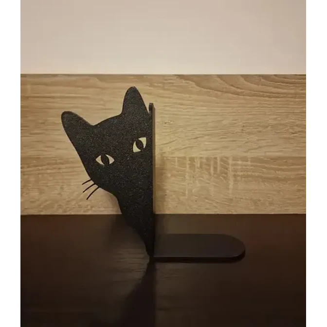 Sujeta Libros - Gato Asomándose 3