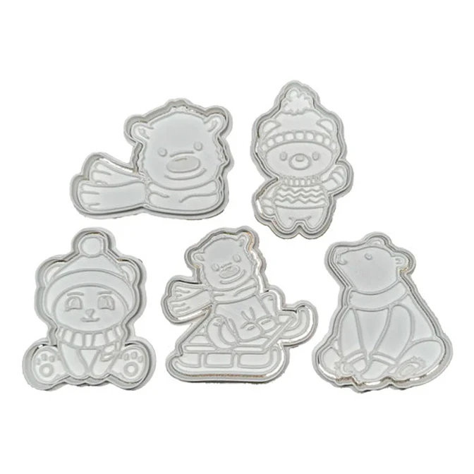 Cortador De Galleta - Osos (pack 5 Un) 1
