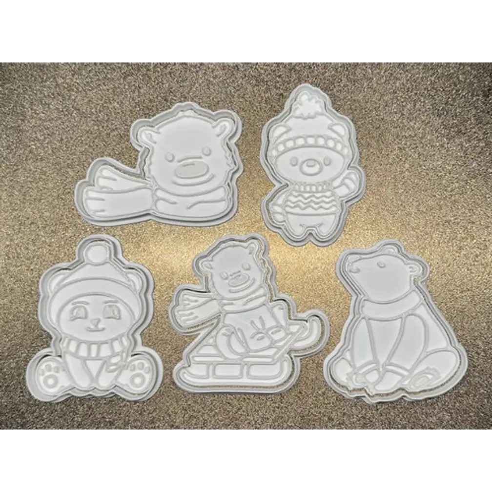 Cortador De Galleta - Osos (pack 5 Un) 4