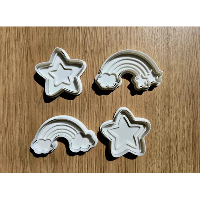 Cortador De Galletas -arcoíris Y Estrella (pack 4 Un) 4