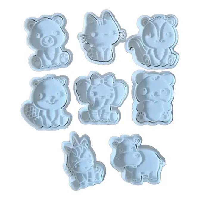 Cortador De Galletas - Animales Lindos (pack 8 Un) 1