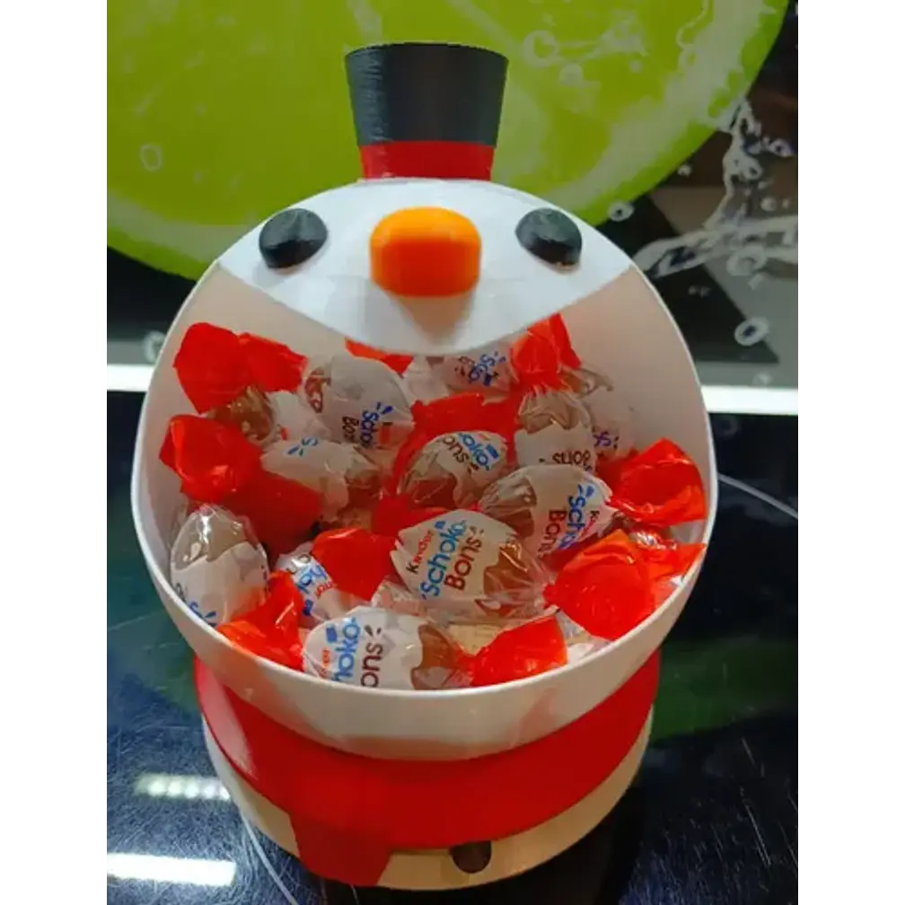 Cuenco Para Dulces Navidad - Muñeco De Nieve 4