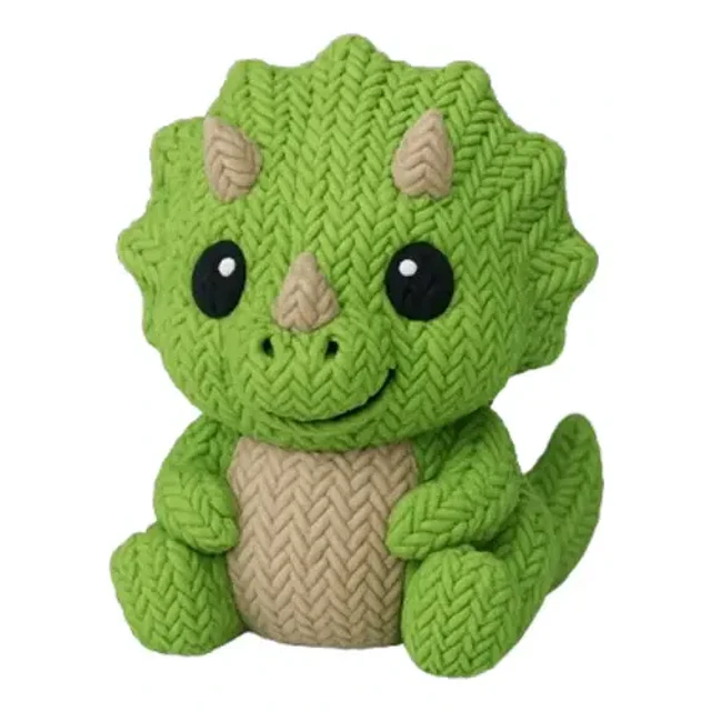 Figura Decorativa- Triceratops De Punto Verde