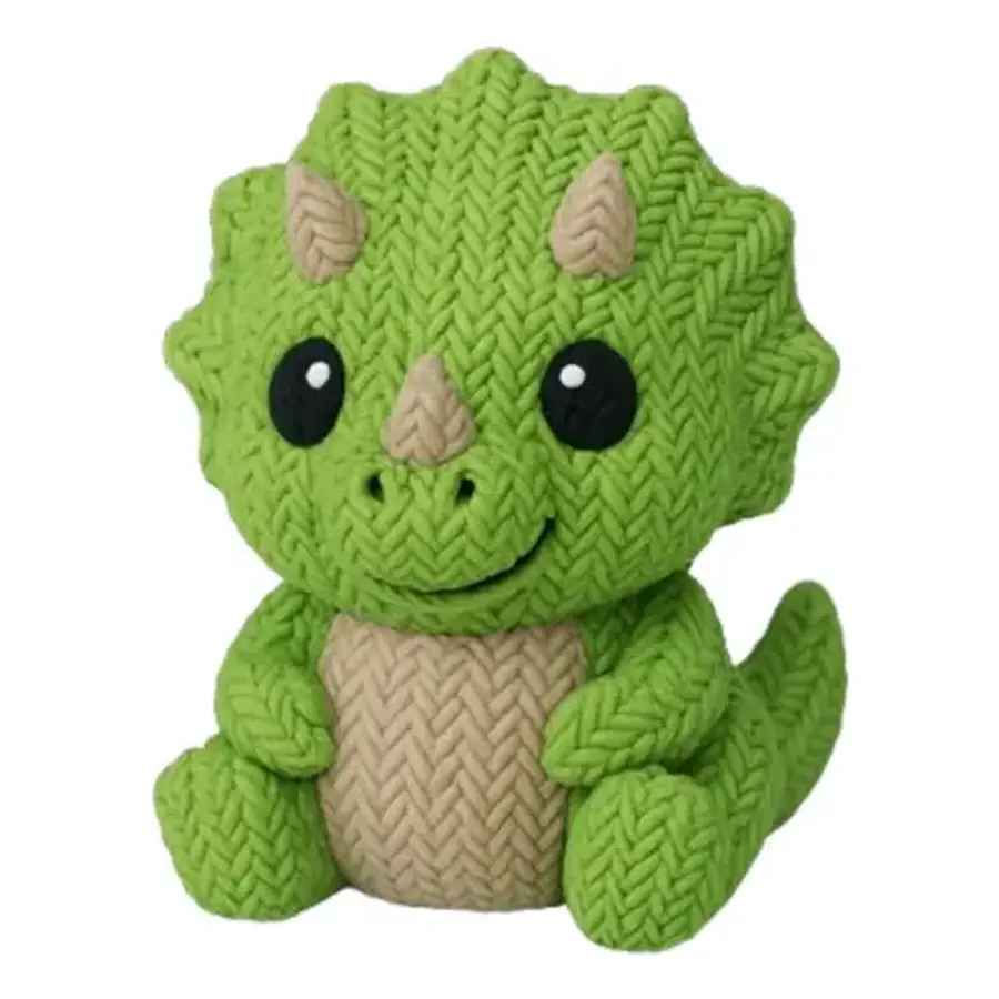 Figura Decorativa- Triceratops De Punto Verde