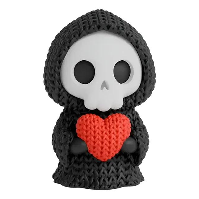 Mini Figura - Parca De Corazón Estilo Tejido