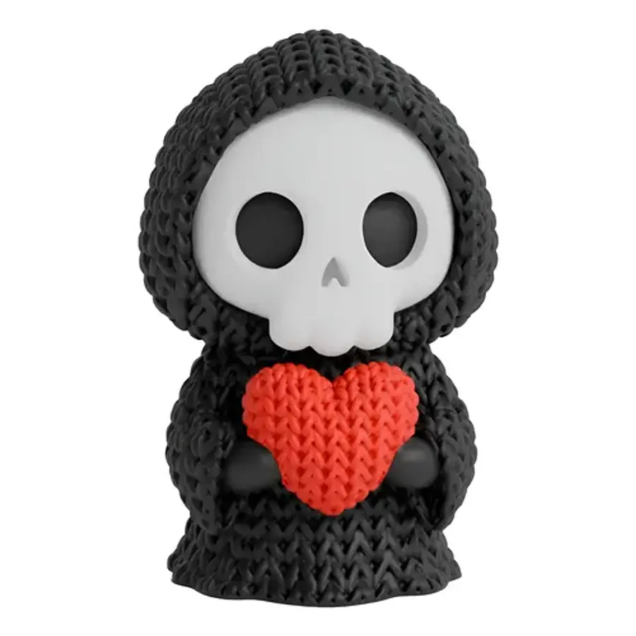 Mini Figura - Parca De Corazón Estilo Tejido