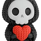 Mini Figura - Parca De Corazón Estilo Tejido - Miniatura 1