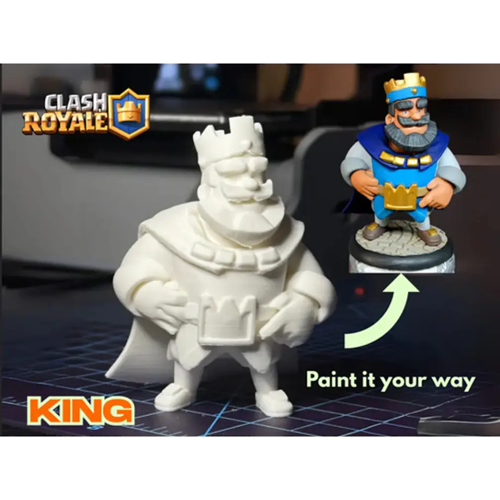Figura Decorativa El Rey (clash Royale) 2
